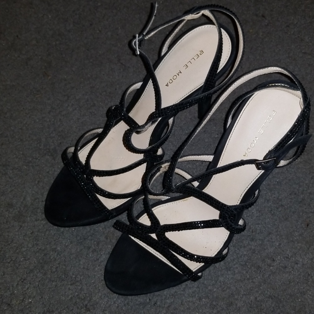 Pelle Moda rhinestone heels